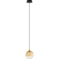 Lyora Hanglamp Orenda enkel amber glas
