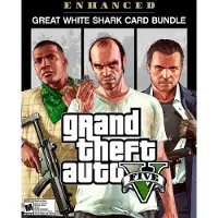 Grand Theft Auto V Enhanced & Great White Shark Card bundel - Windows Download