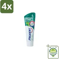 Prodent – Tandpasta – Menthol Power – 75 ml - Voordeelverpakking - 4 stuks - Tandpasta menthol - Frisse mond