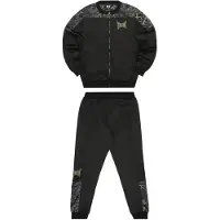 TAPOUT Trainingspak 'Roots Taptrack' donkerblauw / groen / zwart
