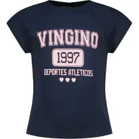 Vingino Shirt 'Houla' donkerblauw / mauve