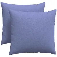 vidaXL Zitkussens 2 st Stof Jeans Blauw 45 x 45 cm