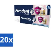 Fixodent Kleefpasta Plus 40 gr - Bulkverpakking - 20 stuks