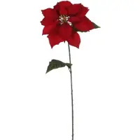 Mica Decorations Kunstpoinsettia 71 Cm Rood/groen