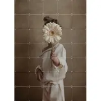 IXXI Flower Child, STUDIO HANNAH LEMHOLT - 100 x 140 cm - Gratis ophangtool - Grote wanddecoratie en posters - Fotografie, Slaapkamer, Woonkamer