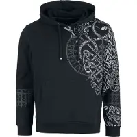 Black premium by emp Trui met capuchon - Celtic Snake - S tot XXL - voor Mannen - zwart - Maat L