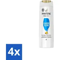 Pantene – Shampoo – 3-in-1 Volume – 225 ml - Voordeelverpakking - 4 stuks