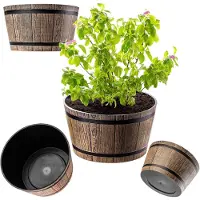 Kadax Madera Bloempot 40cm mokkabruin KLW189005C K11433