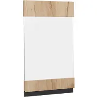 Vicco R-Line Keukenfront – 39.6 x 59 cm meubelfront voor de glazen hangkast Krachtige eik goud