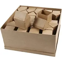Packlinq Huizen, afm 6x8,5 cm, h: 10,5 cm, 40stuks