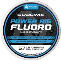 Nytro Sublime Power Rig Fluorocarbon | 50m 0.21mm