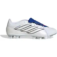 Adidas Predator Club FT Gras / Kunstgras Voetbalschoenen (MG) Wit Zilver Blauw Rood