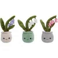 Take Me Home pluche sneeuwklokje knuffel - plant speelgoed 24cm.