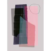 IXXI Pieces 5C, Mareike Böhmer - 100 x 140 cm - Gratis ophangtool - Grote wanddecoratie en posters - Abstract, Geometrische Kunst, Gemengde