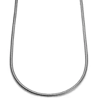 Lucleon Essentials | 5 mm Zilverkleurige Ketting met Slangenschakels