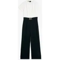 Bonprix Jumpsuit met decoratieve gesp maat 44