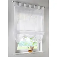 Bonprix Effen vouwgordijn met gerecycled polyester h/b: 170/60 cm