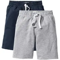 Bonprix Sweat bermuda in een zachte katoenmix (set van 2) maat 134