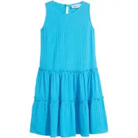 Bonprix Meisjes midi jurk van mousseline maat 158