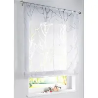 Bonprix Ausbrenner vouwgordijn met rijgkoord maat h/b: 155/80 cm