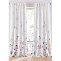 Bonprix Microvezel gordijn met vlinders (1 stuk) maat H/B: 145/135 cm