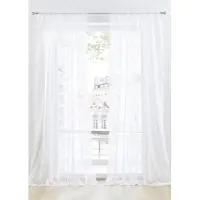 Bonprix Transparant gordijn met bloemenborduursel (1 stuk) maat h/b: 225/150 cm