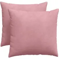 vidaXL Zitkussens 2 pcs Roze 50 x 50 cm Corduroy stof