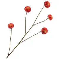 Silk-ka Kunstbloem Dahlia Rood 90 Cm