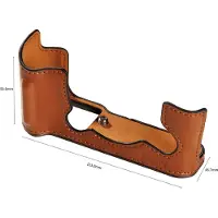 SmallRig 5670 Leather Half Case Kit for FUJIFILM X-T30 / X-T30 II / X-T30 III, Brown
