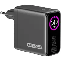 Sitecom 140W GaN Oplader met led scherm