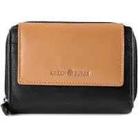Green Burry Portemonnee 'Nappa' camel / zwart