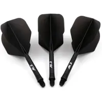 Cuesoul - Tero Flight System AK5 Rost Standaard - Black - Dart Flights