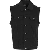 Urban Classics Bodywarmer zwart
