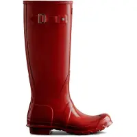 Hunter Regenlaars Original Tall Gloss Military Red -Schoenmaat 43