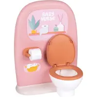 Smoby - Baby nurse toilet - poppen - accessoires inbegrepen wastafel