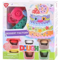 Playgo klei speelset toetjes - 6 kleurrijke kleipotjes voor kinderen.