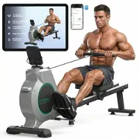 Formill QK530 Magnetische Roeitrainer Thuis – 16 Weerstand - 160kg - LED - Stil - Kinomap - Tablet & Telefoonhouder