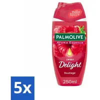 Palmolive 5 x – Douchegel – Sweet Delight – 250 ml - Douchegel - Fruitige Geur - Reiniging - Verzorging - Huidverzorging