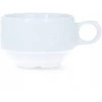 Lubiana Arcadia Mokkakopje 190 ml - Stijlvol Wit Porselein