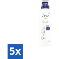 Dove Shower Foam Deeply Nourishing Cotton Oil 200 ml - Bulkverpakking - 5 stuks