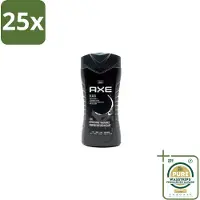 Axe 25 x – Douchegel – Black – Houtachtig & Fris - 250 ml - Grootverpakking - Douchegel - Frisheid - Mannelijke Geur - Cederhout - Peer