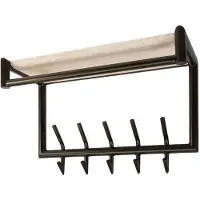 Fraaai - Felice kapstok 2x5 haken - bruin