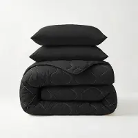 Sleeptime Lazy Dekbed Zonder Overtrek - Zwart 240 x 200 cm