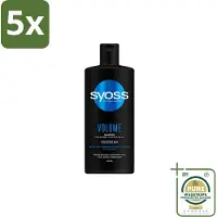 Syoss 5 x – Shampoo – Volume – 440 ml - Grootverpakking - Volume Shampoo - Fijn Haar Shampoo - Slap Haar Shampoo - Body Shampoo - Volumegroei Shampoo