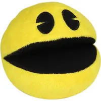 Pac-Man (Geel) Pluche Knuffel 20 cm