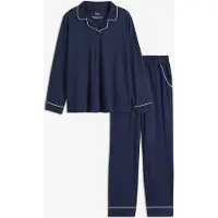 Bonprix Pyjama van zacht katoen met steekzakken (2-dlg. set) maat 56/58 (3XL)