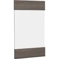 Vicco R-Line Keukenfront – 39.6 x 59 cm meubelfront voor de glazen hangkast Edel grijs