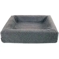 Bia bed premium hoes teddy grijs 60x50x12,5 cm