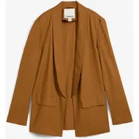Bonprix Wijde blazer in een mix van linnen en viscose maat 54
