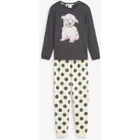 Bonprix Meisjes pyjama met biologisch katoen (2-dlg. set) maat 104/110